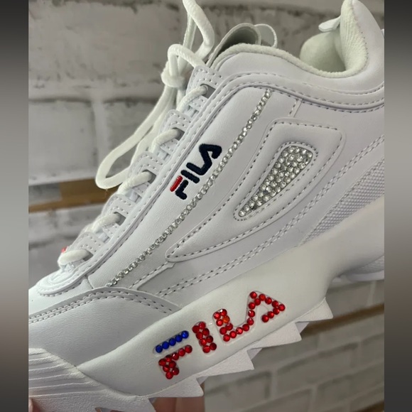Fila disruptor II custom bling - Picture 4 of 7